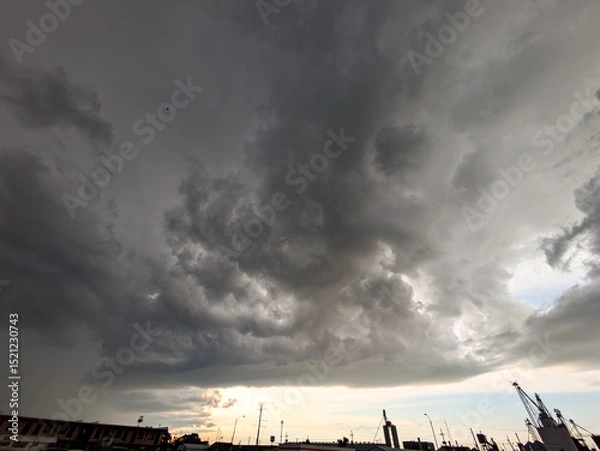 Obraz Rising cumulus congestus towers