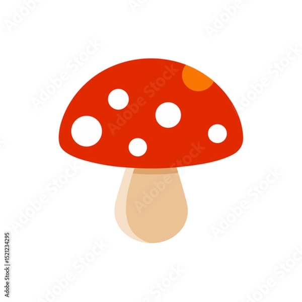 Obraz mushroom-on-white-background--.svg