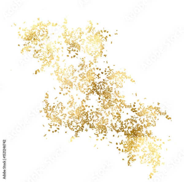 Obraz  Gold glitter swatch shiny stroke shape, luxury party element PNG. Gold glitter gradient stack. Golden celebration element. Gold glitter. Golden sparkle confetti. Shiny glittering dust.