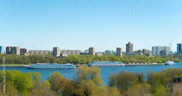 Fototapeta city river