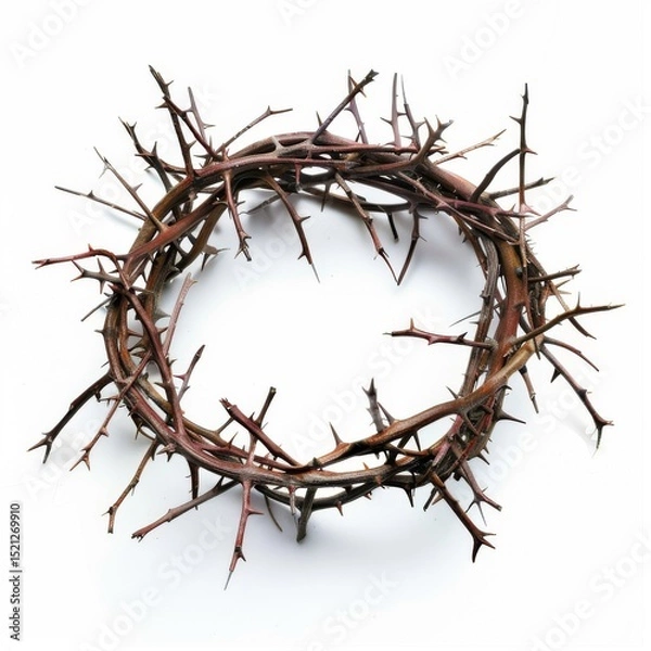 Fototapeta Isolated Easter elements on white background