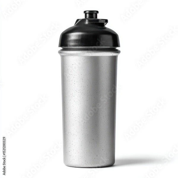 Obraz Protein shake bottle isolated on clean white background