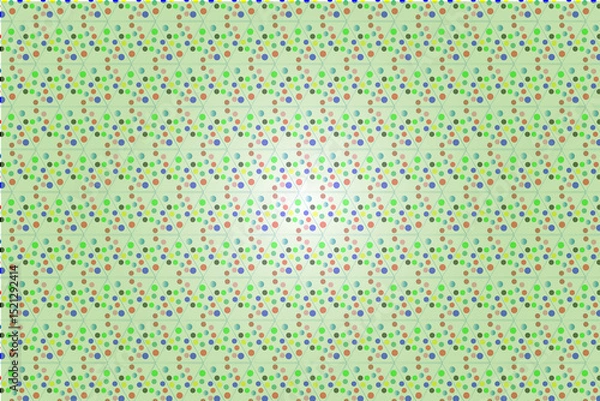 Fototapeta Colorful Geometric Pattern with Triangles and Dots