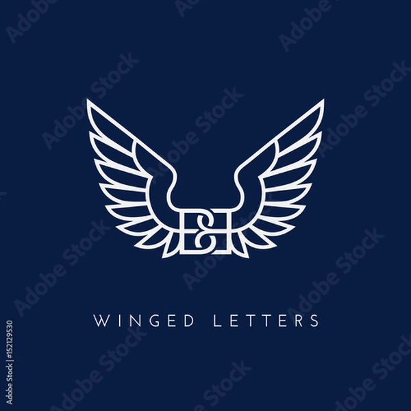 Obraz Winged letters