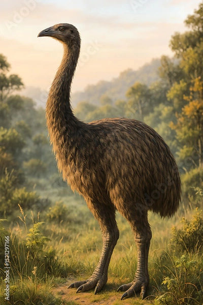Obraz EXTINCTED ANIMALS: MOA BIRD
