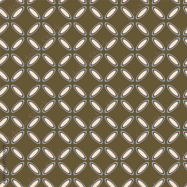 Obraz Abstract geometric background. Vintage vector seamless pattern. Retro repeat ornament wallpaper. Vintage colored fashion allover print