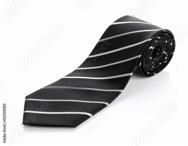 Obraz black tie isolated on white