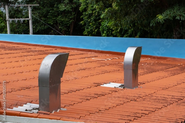 Obraz Photography, Rooftop, Smoke Stack, Air Duct, Architecture