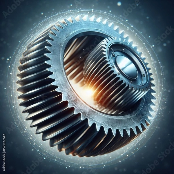 Fototapeta A another transferring rotational force