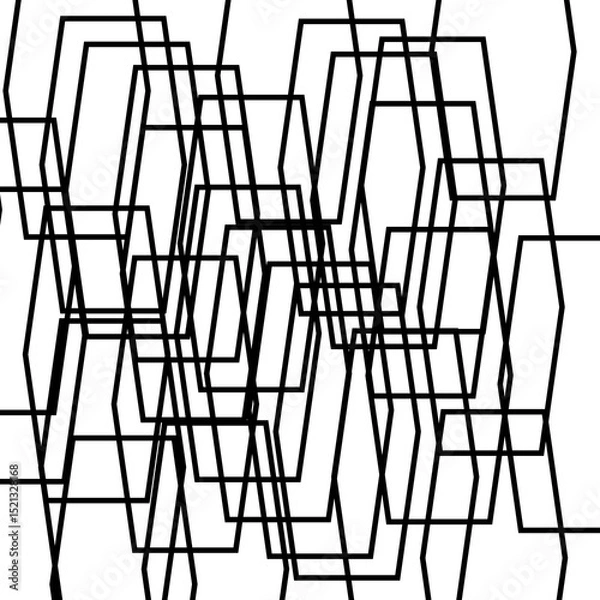 Obraz geometric seamless pattern. simple geometric structure