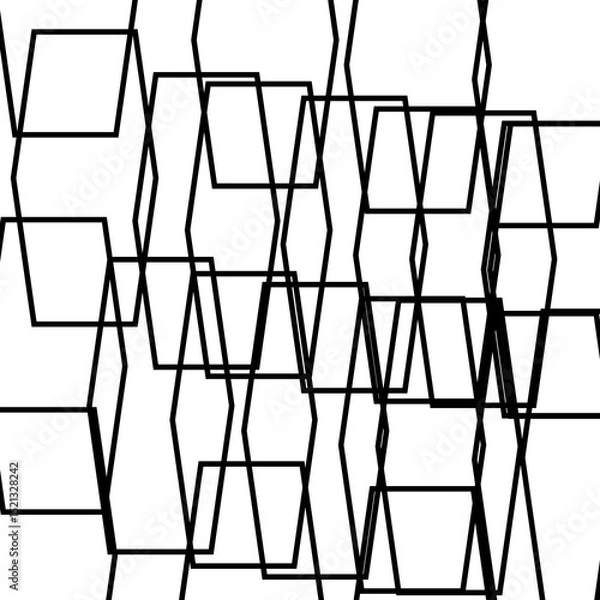 Obraz geometric seamless pattern. simple geometric structure