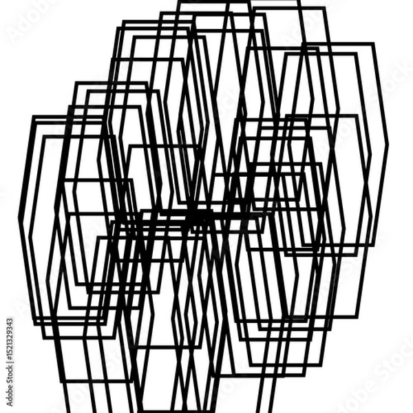 Obraz geometric seamless pattern. simple geometric structure