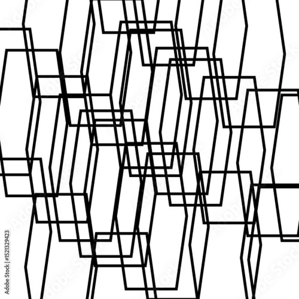 Obraz geometric seamless pattern. simple geometric structure