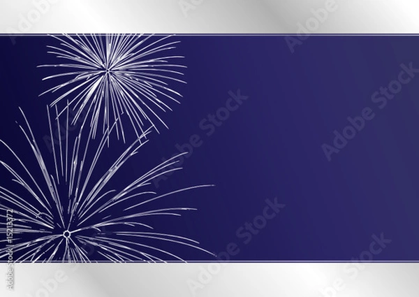 Obraz silvester illustration