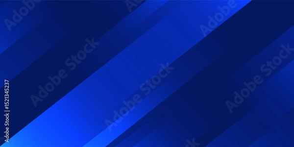 Obraz Modern simple blue with overlaping shape