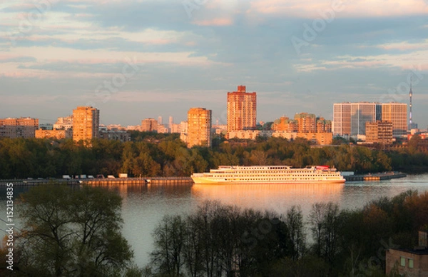 Fototapeta sunset river