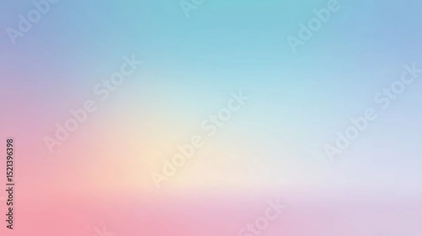 Obraz Soft gradient background featuring pastel colors transitioning smoothly from pink to blue, creating a calming atmosphere.