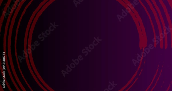 Fototapeta abstract background with red circle lines