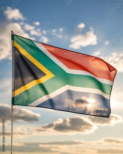 Obraz south africa flag