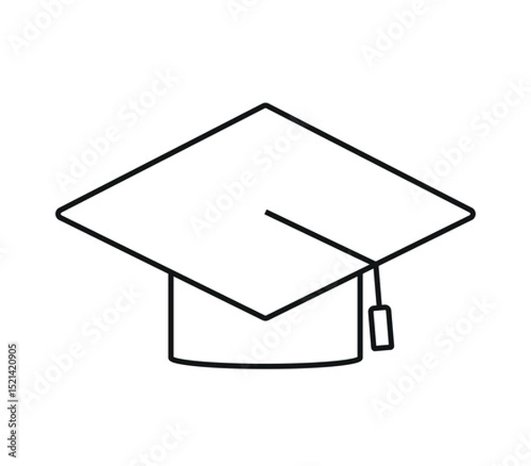 Obraz graduation cap icon