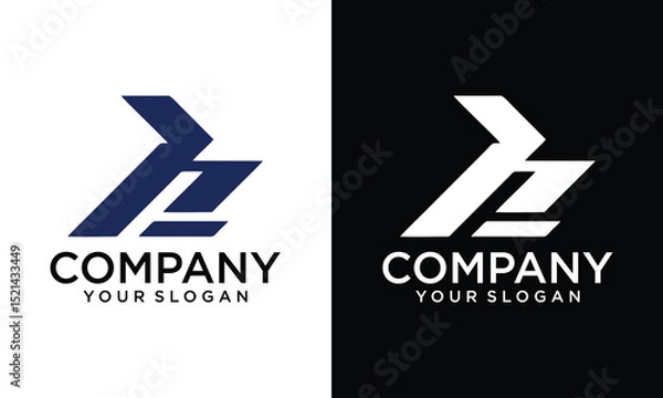 Fototapeta Creative letter h logo design vector