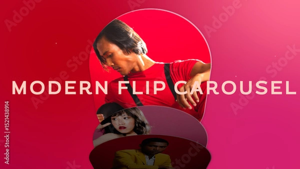Obraz Modern Flip Carousel