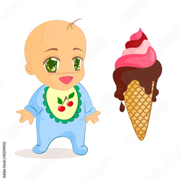 Fototapeta Anime child.