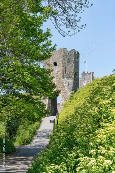Obraz Entryway into Dover Castle, Medieval Castle in Dover, Kent, England.