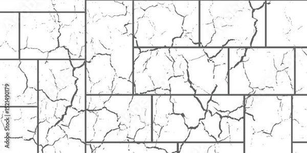 Fototapeta  Abstract white template for wall gallery.