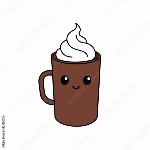 Fototapeta coffee cup vector