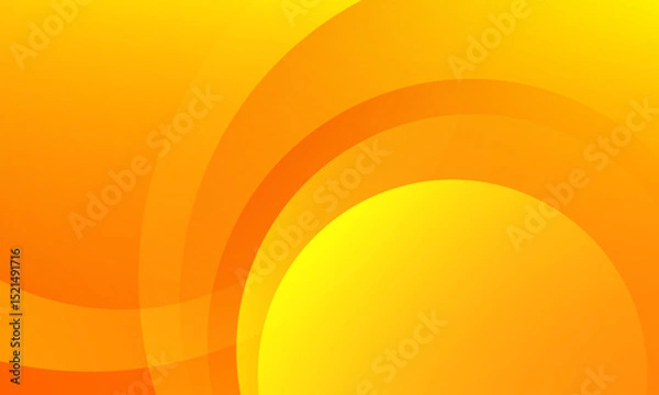 Fototapeta Abstract orange background with circles. Eps10 vector