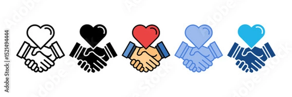 Fototapeta Relationship Icon Element For Design
