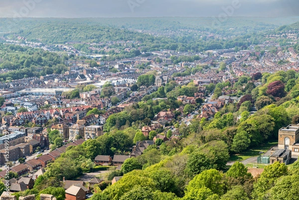 Obraz Scenic View of the Village of Dover, Kent in England