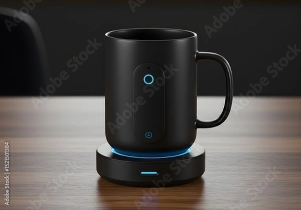 Obraz Self-Stirring Smart Mug on Charging Base