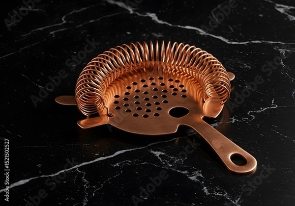 Obraz Copper-Plated Cocktail Strainer