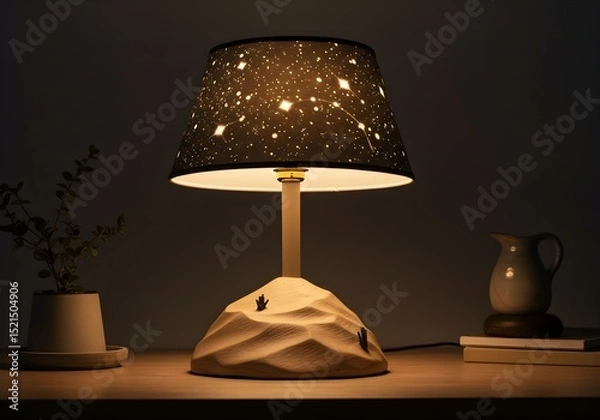 Obraz Desk Lamp of Dunes and Stars