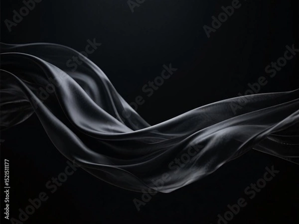 Obraz black silk 