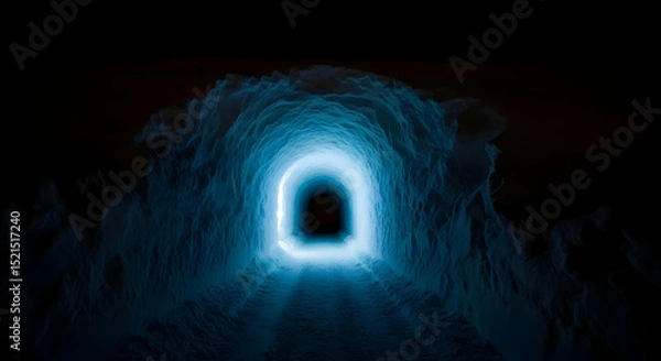 Fototapeta Glowing Portal Leading To Another World Or Dimension Concept