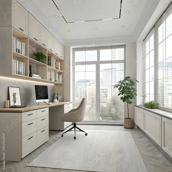 Obraz minimalist office interior design