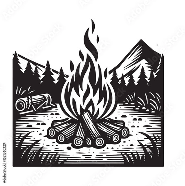 Obraz Campfire
