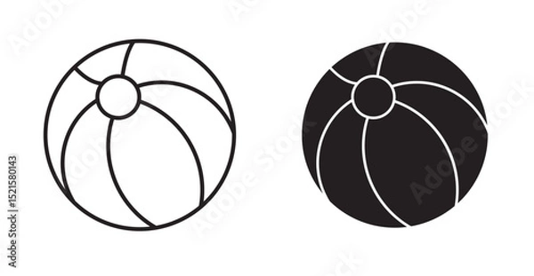 Fototapeta beachball icon