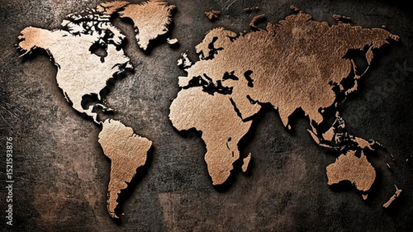 Obraz Geographic Background