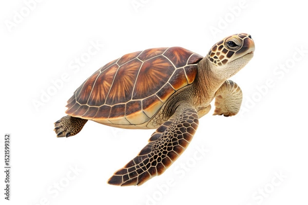 Fototapeta turtle isolated on transparent background