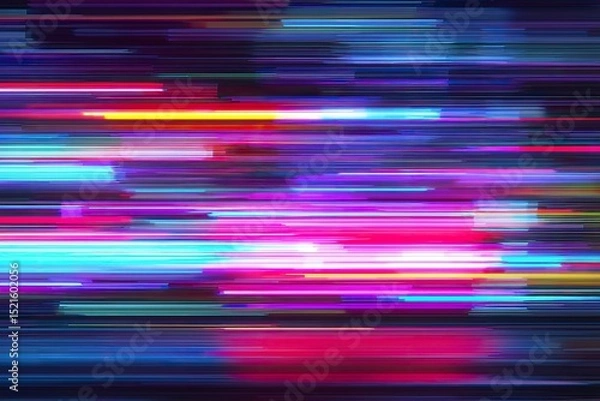 Fototapeta Abstract vibrant speed lines
