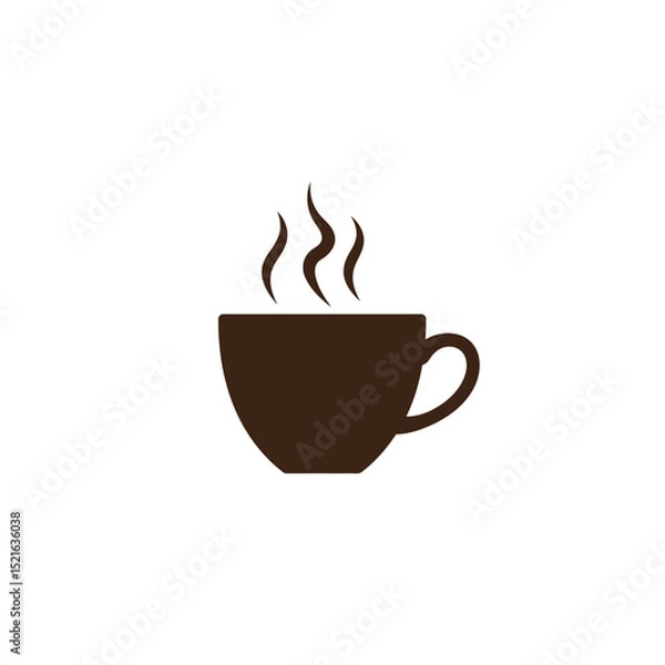 Obraz Coffee cup icon vector