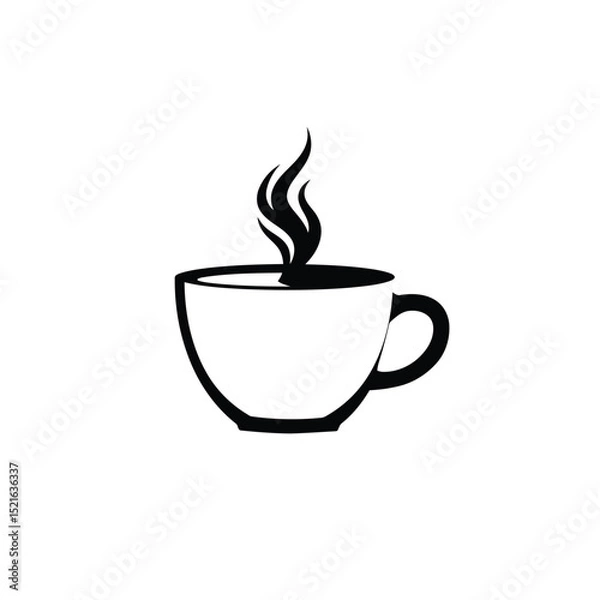 Obraz Coffee cup icon vector
