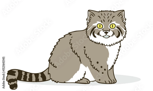 Obraz manul vector illustration