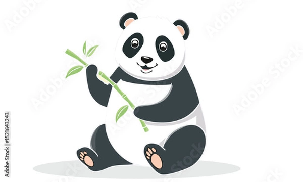 Obraz panda vector illustration