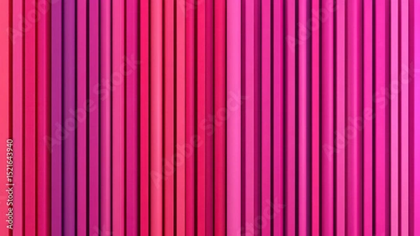 Fototapeta Colorful vertical stripes pattern with shades of pink, purple, and red creating vibrant background, evoking energy and liveliness in modern design style