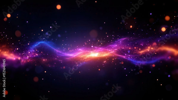 Fototapeta Minimal Colorful firework trails shooting into sky with ddaabeeaafb low resolution vh